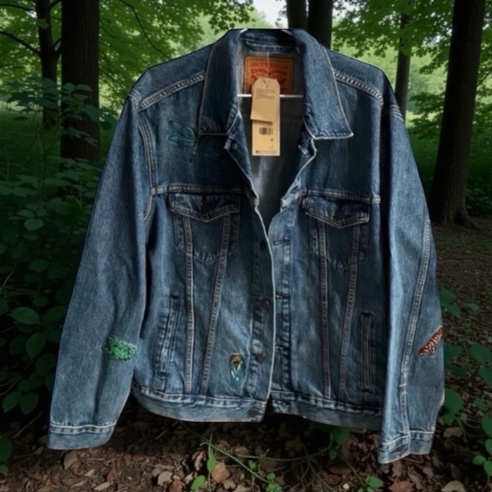 VERY Rare Levi’s Unisex Jean Jacket, Limited édition 1990’s ~ size Large ~NWT - Picture 1 of 16